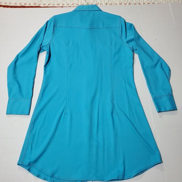 Cowgirl Justice Shirt Midi Dress Western Style Size L - Picture 13 of 16